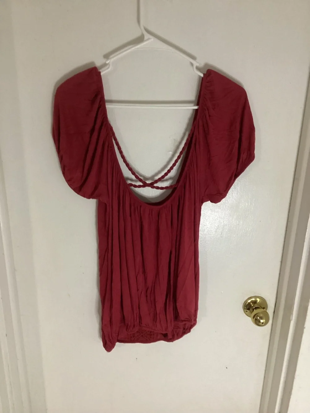 Free People Santorini Off the Shoulder Top Size Medium